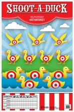 Action Target Shoot-A-Duck Target, 100 Pack, 23in x 35in, GS-CARDUCK-100