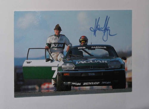 Foto signiert Hans Heyer TWR Jaguar XJ-S ETCC 1984 winner 500 km Monza TW-EM