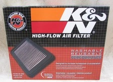 K&N 33-2399 High-Flow Original Lifetime Engine Air Filter, Increase Power