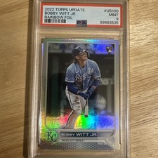 2022 Topps Update Series - Bobby Witt Jr. #US100 Rainbow Foil (RC)