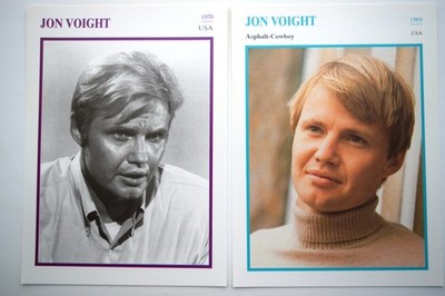 S82  2x STARPORTRAITKARTEN - JON VOIGHT