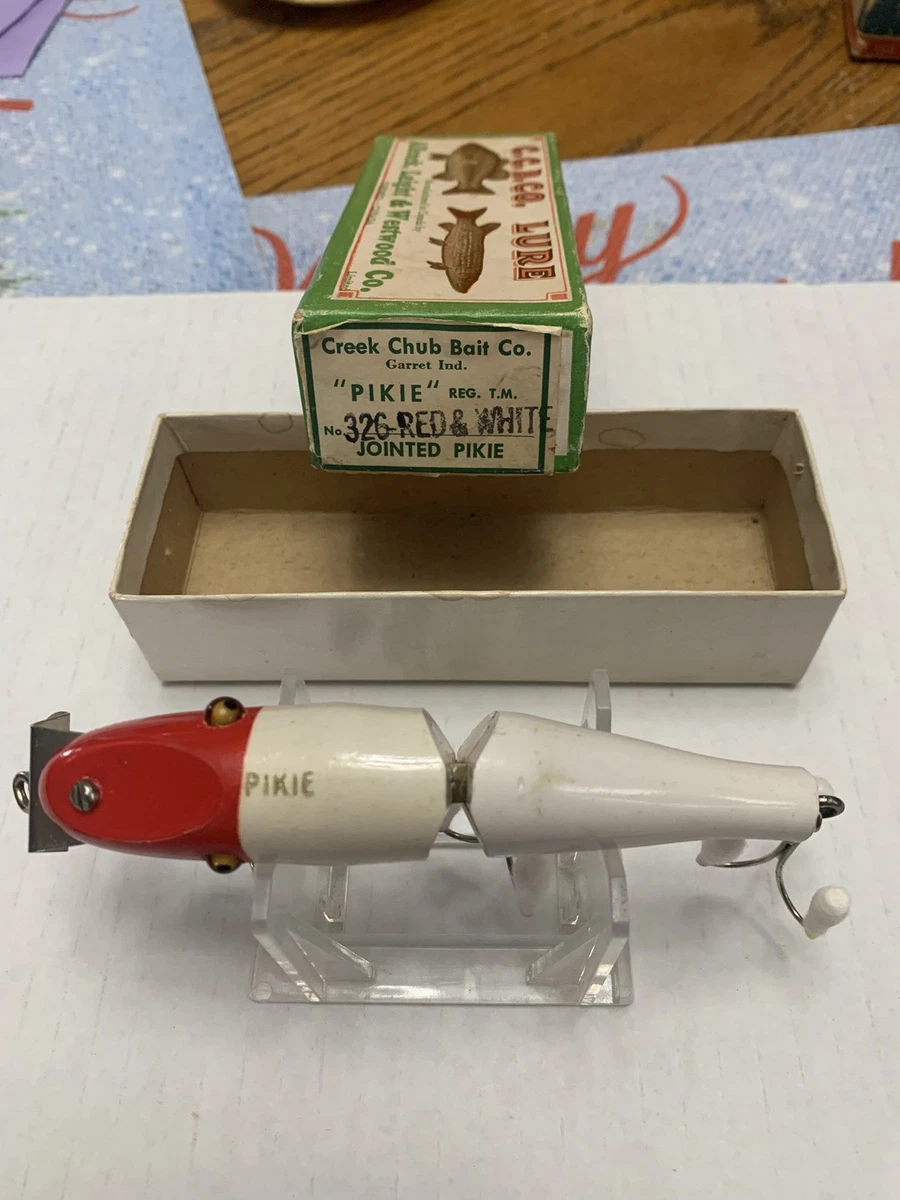 Leurre Creek Chub Pikie Articulé 2604P - Vintage NOS Dans Boîte D'origine
