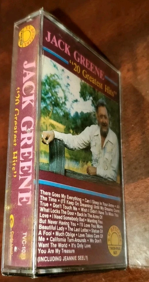 Jack Greene 20 Greatest Hits (Cassette 1983 Cindy Lou's Mail Order) New Sealed - Image 3 of 3
