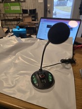 USB Microphone for Computer JOUNIVO PC/Laptop Mic Mute Button with LED Indica...