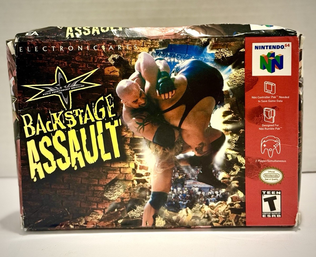 Amazon.com: WCW Backstage Assault - Nintendo 64 : Nintendo  WCW Backstage Assault (Nintendo 64, 2000) display picture 1