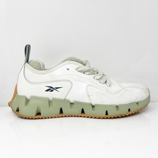 Reebok Womens Zig Dynamica 4 30106WWKV White Running Shoes Sneakers Size 8.5