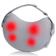 SKG Shiatsu Back Massager for Pain Relief Deep Tissue with Heat 4D Kneading C...