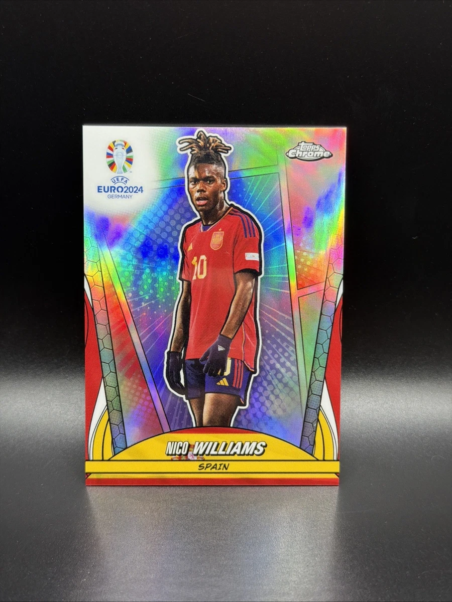 Carte à Collectionner Nico Williams Espagne - Match Attax Euro 2024 Holo Foil (ESP13)