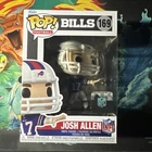 Funko Pop! NFL Josh Allen Home Jersey #169 Buffalo Bills W/ Protector