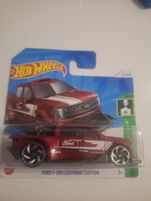 Hot Wheels Ford F-150 Lightning Custom Hw Green Speed