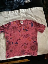 On Your Back womans fun bright top made in USA bright bold colors size small