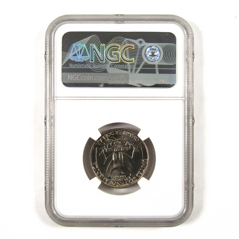 1981 D Washington Quarter MS 67 NGC Clad 25c Uncirculated SKU:I9546 - Image 2 of 4