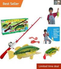 Interactive Magnetic Fishing Toy for Kids Ages 3 , Fun Bath Time Adventure