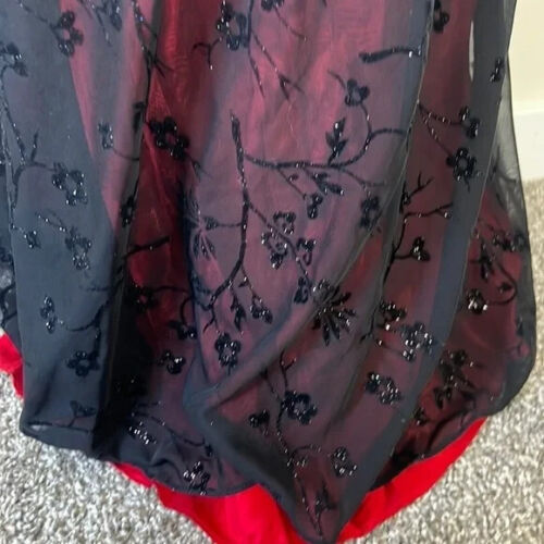 Vintage Gothic Prom Formal Gown Size 8 - Picture 10 of 12