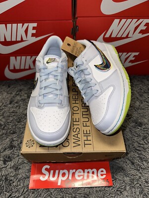 Nike Dunk Low 3D Swoosh Grey (GS) Size 6Y( 7.5 women s) Next Nature - BRAND NEW