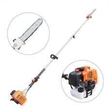 52CC Gas Powered Chain Pole Saw Tree Trimmer 3 HP 2 Stroke Pole 6500RPM