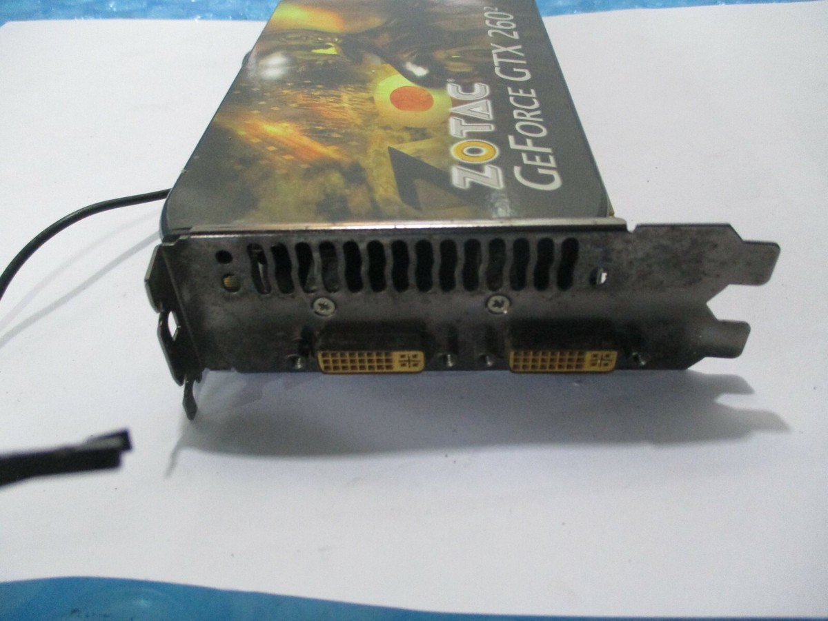 ZOTAC GeForce GTX 260 ZT-X26E3KG-FSP 896MB 448-Bit GDDR3 Video