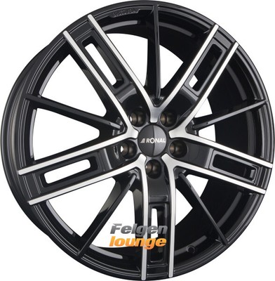 4x RONAL R67 Jetblack Frontkopiert 8,5x20 ET40 5x114,3 