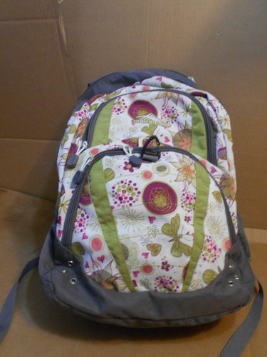 Fatboy Backpack White/Pink Flowers 