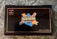 Nintendo GAME And & WATCH Pinball Multi Screen 1983 Good Shape Works PB-59