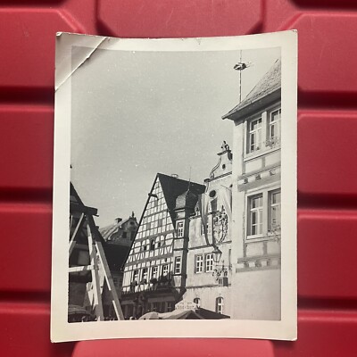 Wolframs Eschenbach Ansbach District Bavaria Germany 4 x 5 Photograph Vtg 1950s
