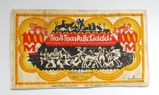 Bielefeld Germany 1922 - 1000 Mark - Golden Yellow Silk Cloth Note - Used