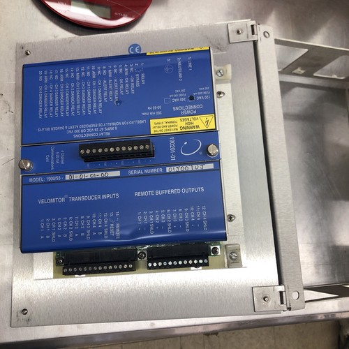 USED BENTLY NEVADA FAN MONITOR 1900/55-01-01-01-00 Display Is Dim - Picture 3 of 8