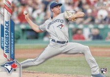 JACOB WAGUESPACK TOPPS MINI ON DEMAND ROOKIE BASE TORONTO BLUE JAYS RC #169 2020