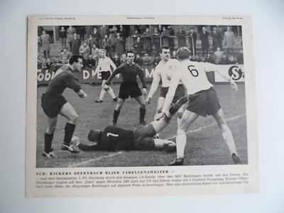 Kickers Offenbach-SSV Reutlingen  3.12.1960  Oberliga-Süd Pressebild  1369