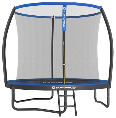 DIFLAX Trampolin-Sonnenschutzabdeckung Mit 6 Stangen - UV-beständig & Wasserdicht Für 6-Fuß-Trampoline