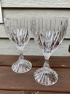 SET OF Vintage MIKASA PARK LANE Crystal Wine Glass 3/8