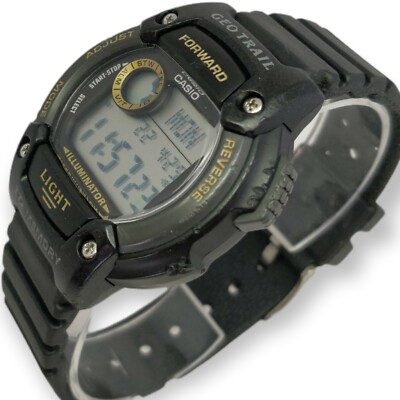 Casio Geotrail ID Memory FT 121H 1995 Lebrocantheure Mmontre Vintage Watch PC