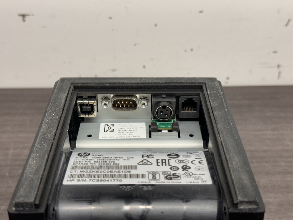 HP H300E8SDHPN0 Thermal Receipt Printer w/ Cutter N25 eBay