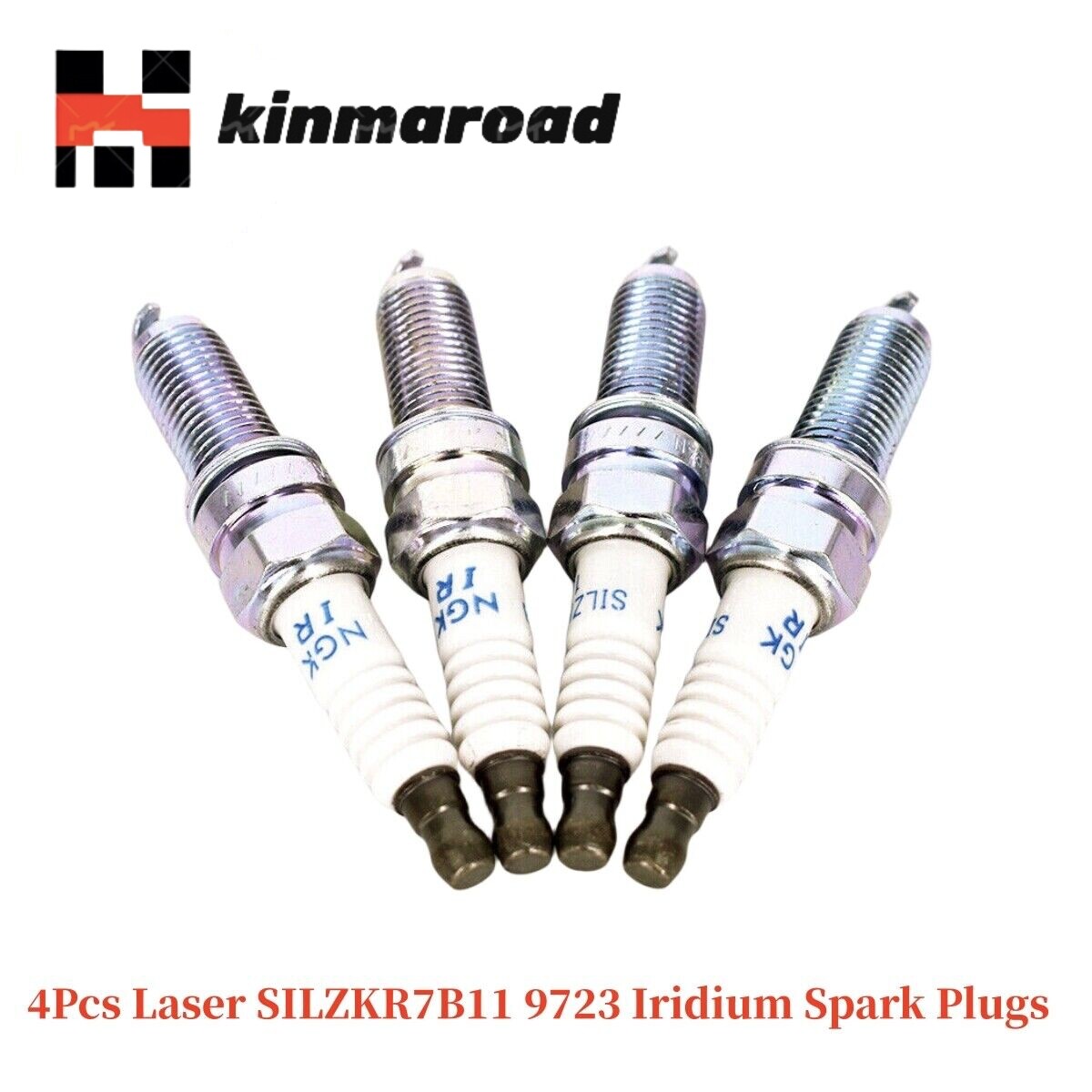 4Pcs Laser SILZKR7B11 9723 Iridium Spark Plugs Fits NGK Hyundai Elantra Santa Fe