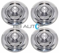 Chevy Camaro Corvette Chevelle Rally Wheel Disc Brakes Flat Center Cap Set Of 4