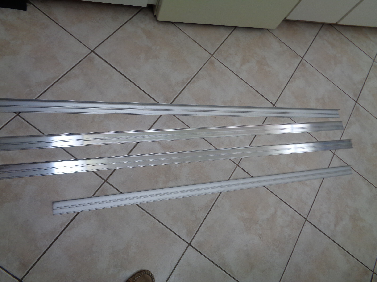 Rail RaxAluminum Model Train Shelving Three, Six Foot Sections One