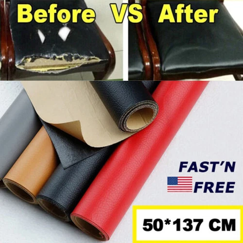 Continuous Marine Vinyl Fabric Faux Leather Auto Upholstery By the Yard 20*54in - product listing photo