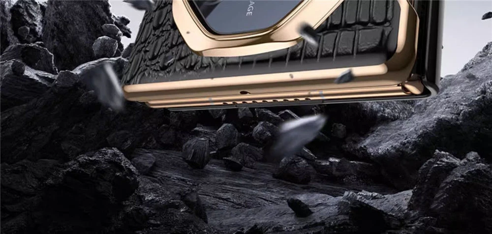 Genuine Cowhide Leather Crocodile Flip Case For Huawei Mate XT Business Cover - Picture 11 of 13