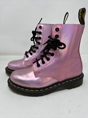 Doc Martens B0500 Pascal RS Boot Sparkle Pearl Pink Girls