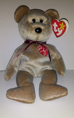 ty beanie baby 1999 signature teddy bear rare retired original
