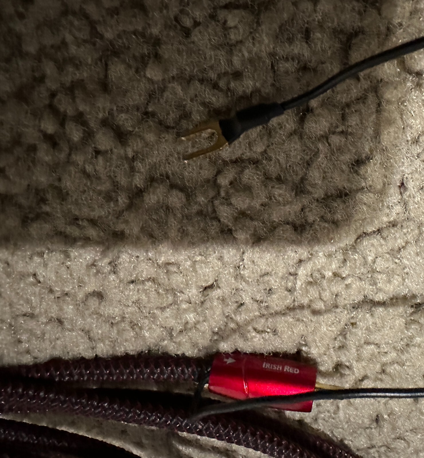 AudioQuest Irish Red Subwoofer RCA Cable w/Ground Wire 10 feet / 3