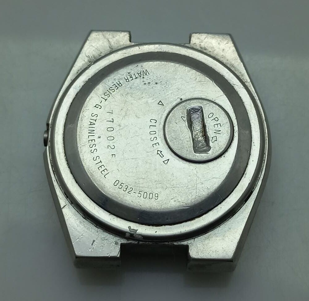 Seiko Quartz LC 0532-5009 Month Date Digital Vintage Men's Watch for parts