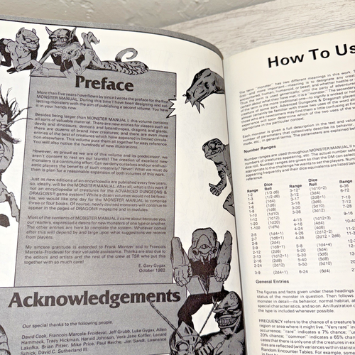 Advanced Dungeons & Dragons Monster Manual 2 II. Gary Gygax TSR 1983. - Picture 10 of 16