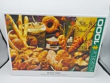 Eurographics 1000 Pc Jigsaw Puzzle : "Bread Table", COMPLETE, FAST SHIPPING