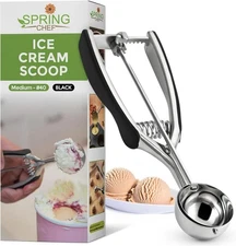 Spring Chef - Small Cookie Scoop for Baking, Multifunctional #60 Melon Baller wi