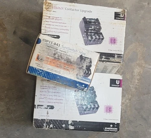 LOT OF 3 Emerson White Rodgers / 49P11-843 / Contactor SureSwitch Upgrade