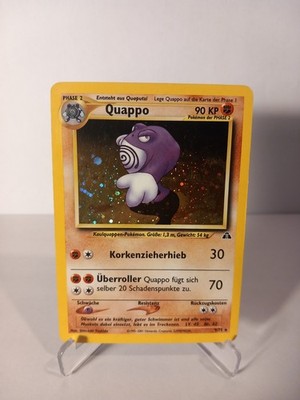 Pokemon Quappo 9/75 Holo Neo Entdeckung Deutsch Excellent