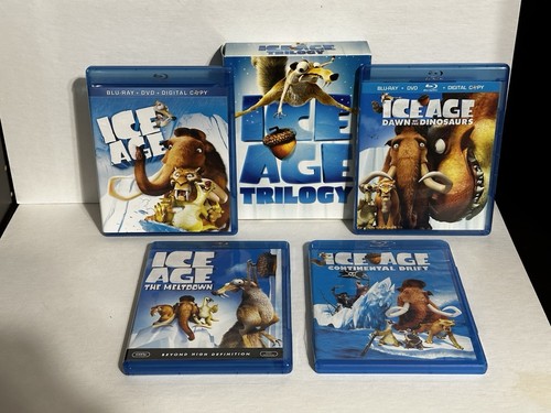 ICE AGE Trilogy 1-3 Bluray Set + Ice Age Continental Drift Bluray - Picture 2 of 18