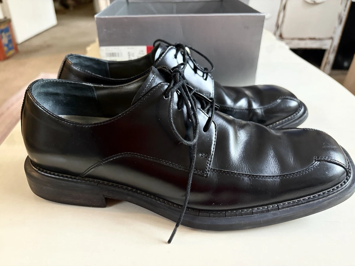 Kenneth Cole Men\'s Black Lace-Up Square-Toe Dress Oxfords Kenneth Cole Men main image 2
