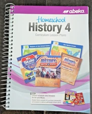 Abeka History 4 Curriculum Lesson Plans Homeschool Christian Spiral Teacher 2023